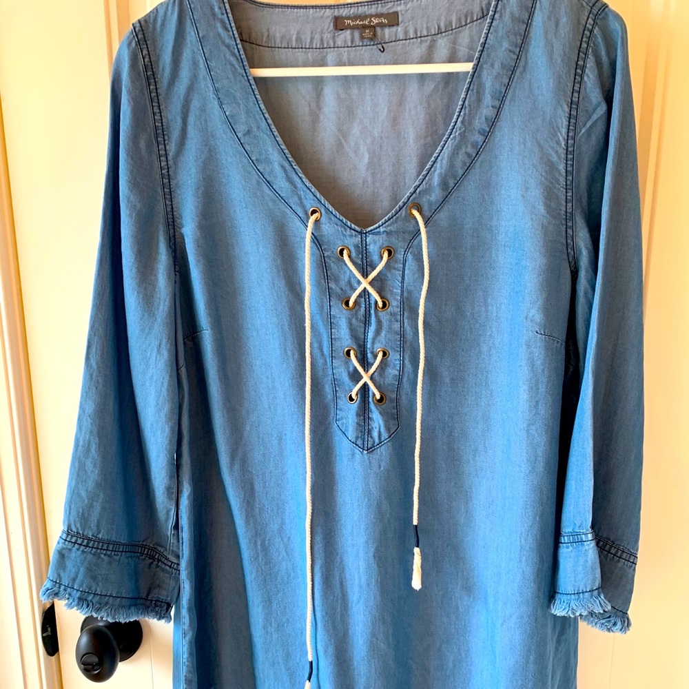 Michael Stars Denim Tunic Dress